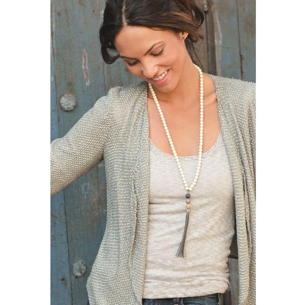 Stella & Dot Revival tassel necklace